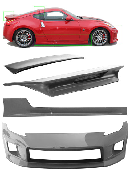 2009-2020 Nissan 370Z (Z34) 6-Piece Body Kit - KB11120KT2 - Upgrade Your Sports Car for Street Racing & Car Shows