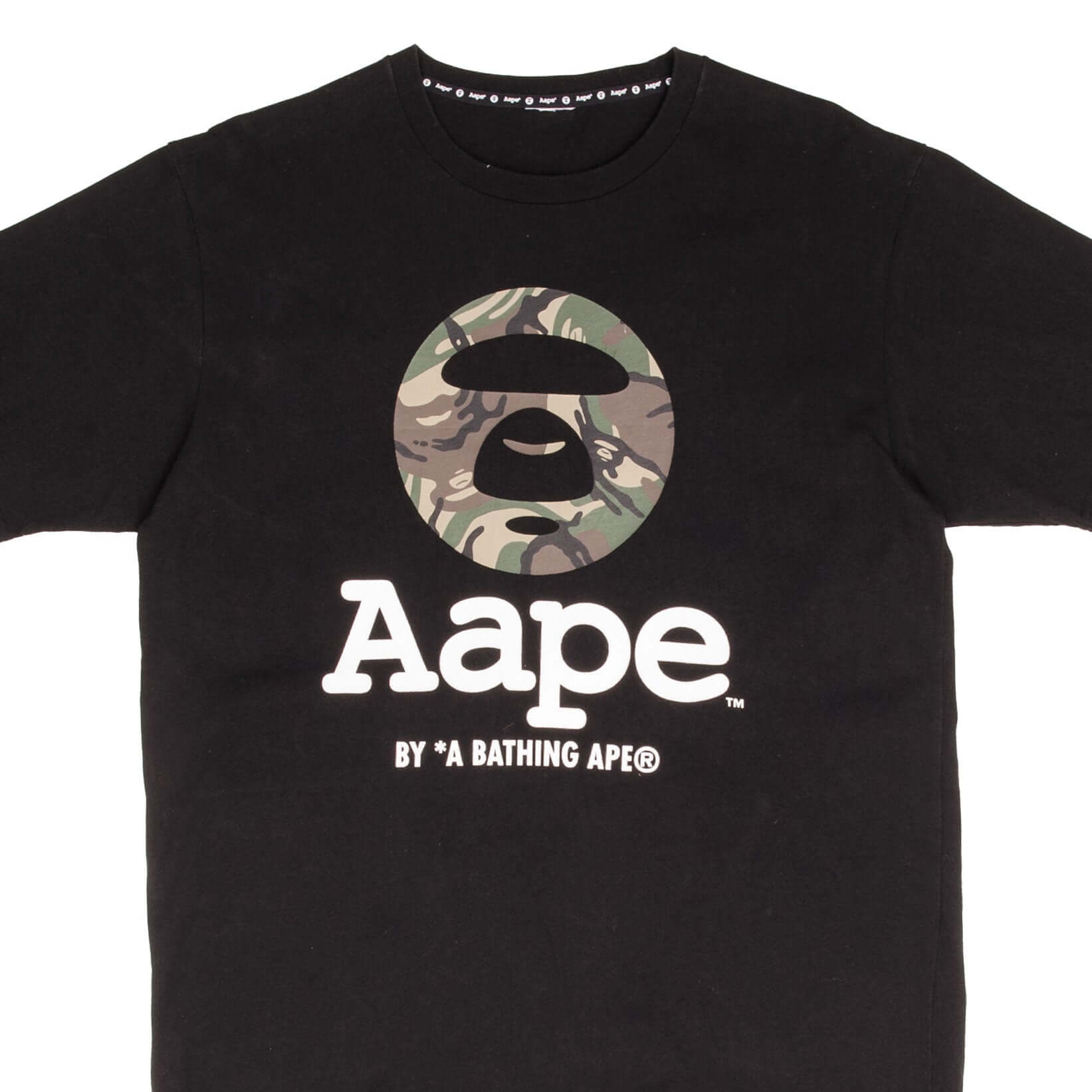 Vintage AAPE by A Bathing Ape Camo Tee Shirt - Men's Large Size, Streetwear Fashion for Casual Wear & Urban Outfits