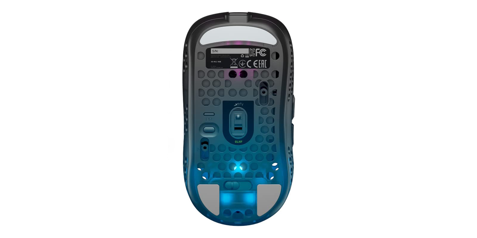 Xtrfy MZ1 Wireless Gaming Mouse - Adjustable Lightweight Ergonomic Design by Rocket Jump Ninja | Perfect for FPS, MOBA & Esports Gaming | Black Color