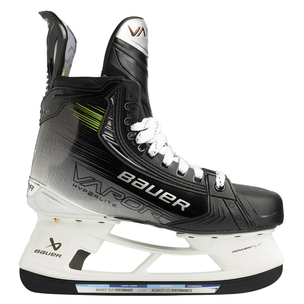 Bauer Vapor Hyperlite 2 Senior Ice Hockey Skates - Lightweight Performance Skates for Competitive Players - Perfect for Ice Hockey Games & Training