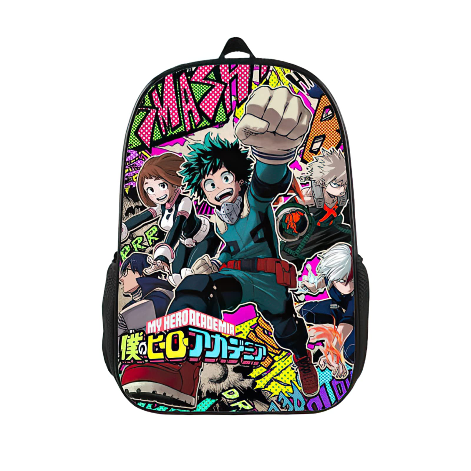 My Hero Academia 3D Printed Anime Backpack - Lightweight Travel Bag for School, Cosplay & Daily Use | One Size Fits All | Perfect for Anime Fans & Gift Giving