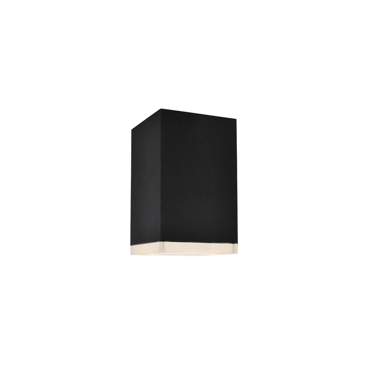 Avenue Collection AV9888-BLK Outdoor Ceiling Flush Mount Light Fixture - Waterproof LED Lighting for Patio, Porch, Garage & Backyard