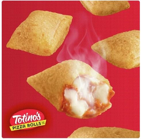 Totino's Pizza Rolls Triple Cheese Flavored Frozen Snacks 24.8 oz (50 Count) - Pack of 4 | Quick Party Appetizers, Game Night Snacks & Easy After-School Treats
