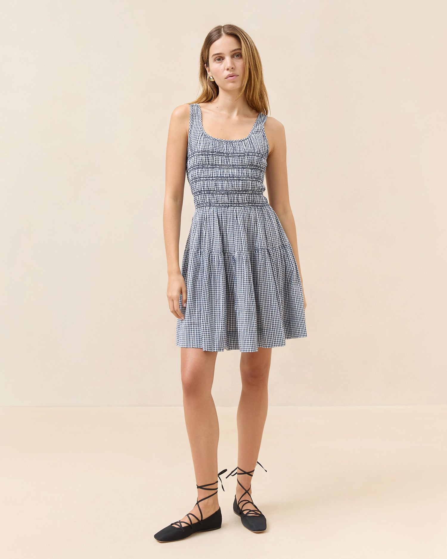 Navy Gingham