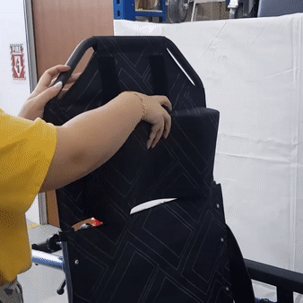 APLUS Lightweight Recliner Wheelchair for Seniors & Adults - Portable Folding Wheelchair with Adjustable Backrest - Perfect for Home, Travel & Outdoor Use