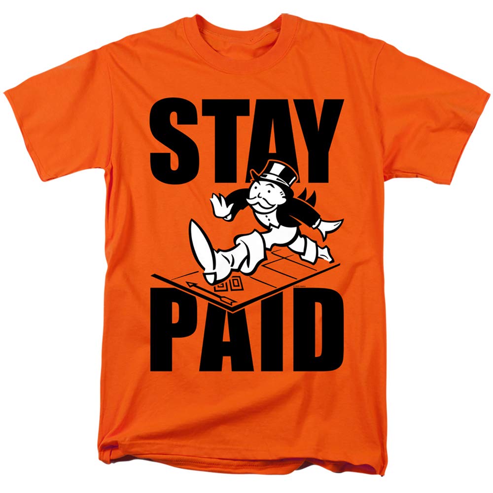 Monopoly Stay Paid Evergreen Unisex T-Shirt for Men & Women - Casual Wear, Gaming Events & Gift Ideas