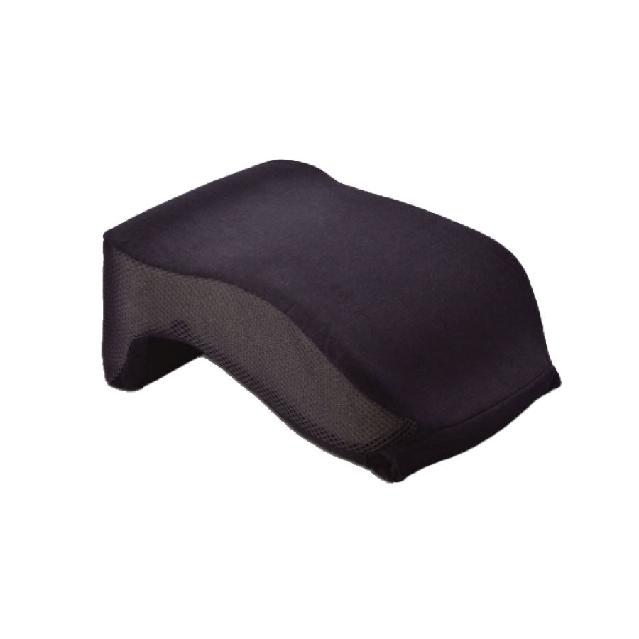GOWELL Memory Foam Travel Cushion for Lower Back Support - Black (480g) - Perfect for Car Seats, Office Chairs & Airplane Travel