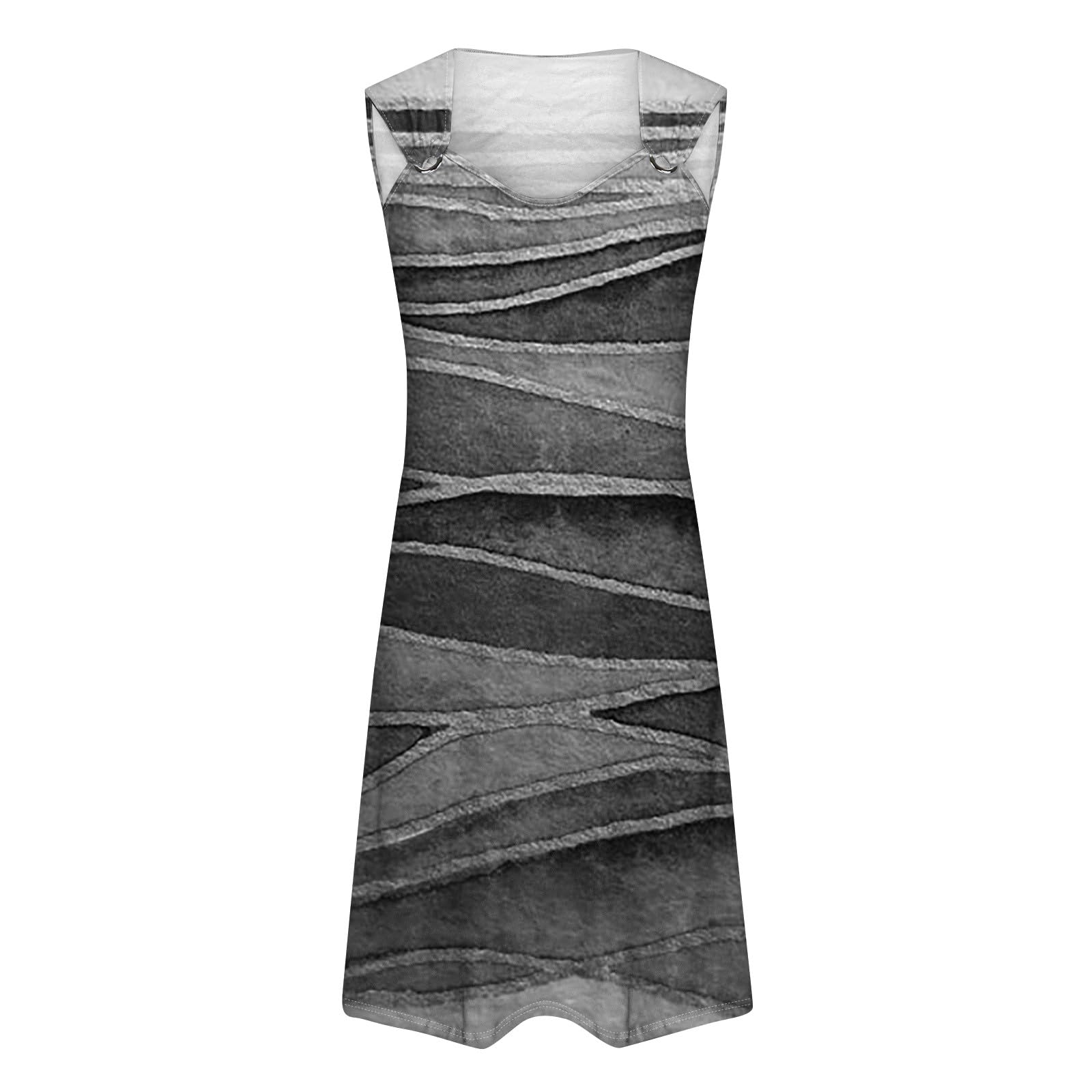 Trendy 2024 Summer Dresses for Women - Sleeveless Round Neck Above Knee Wedding Guest Dresses | Perfect for Beach Vacations, Garden Parties & Casual Outings