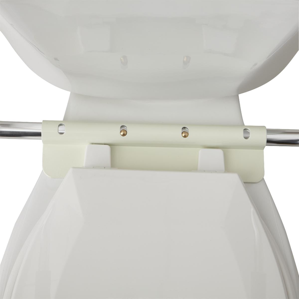 Foldable Toilet Safety Rails for Elderly - Adjustable Bathroom Handrails (1 Pair) - Non-Slip Support for Seniors & Disabled - Ideal for Home Care & Assisted Living Facilities