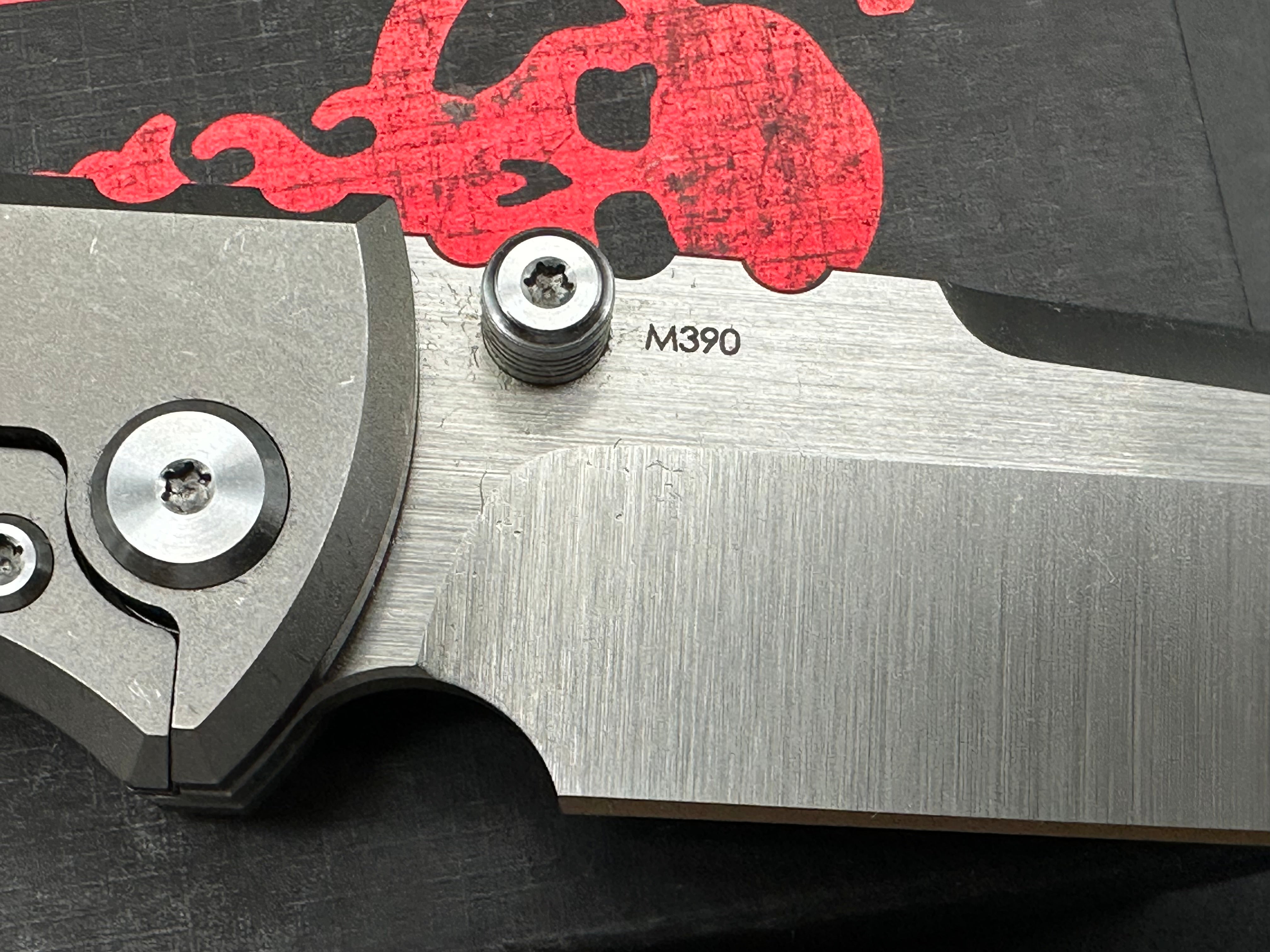 Chaves Redencion Street Tanto Knife - M390 Steel Blade & Titanium Handle - 3.25