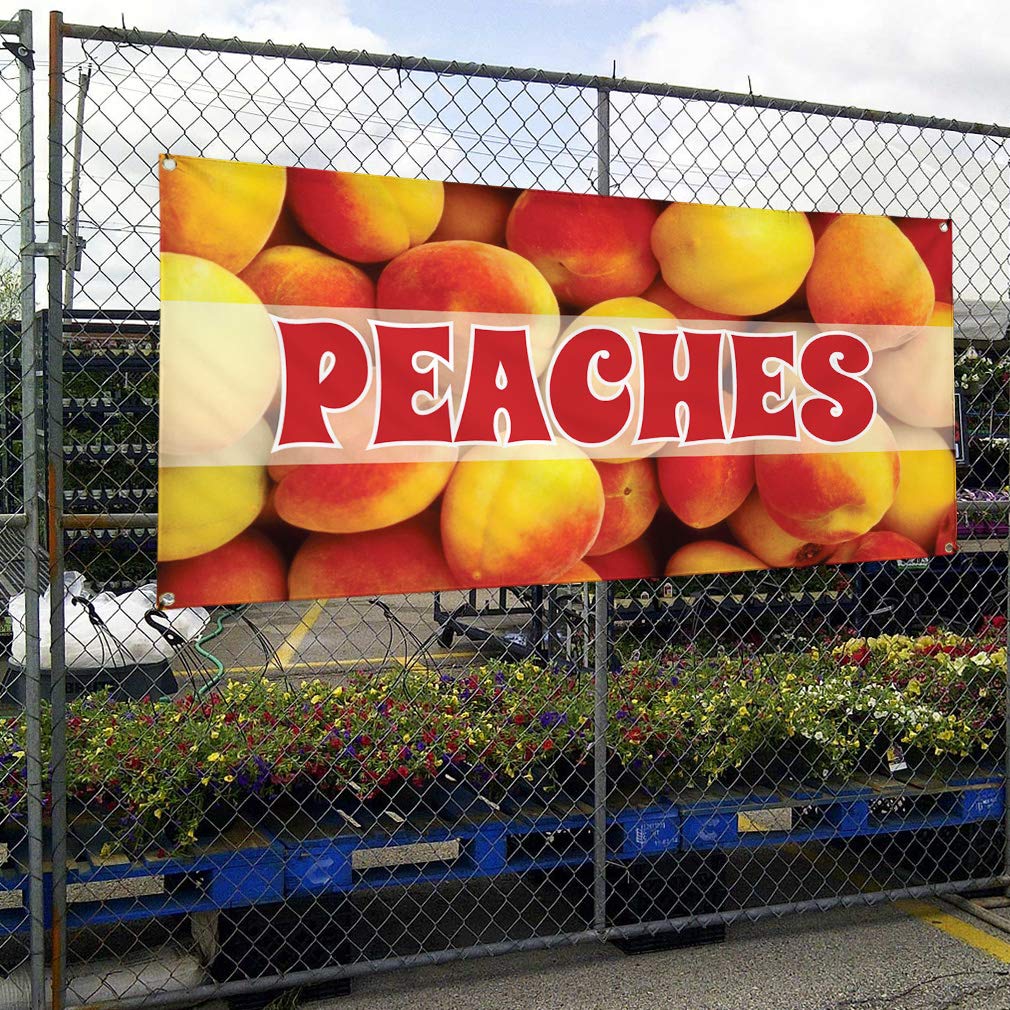 Premium Vinyl Banner - Multiple Sizes (60x144 Inches) | Weatherproof Outdoor Advertising Sign with 10 Grommets | Ideal for Business Promotion, Yard Sales & Industrial Use | Durable Yellow PE Material for Long-Lasting Visibility
