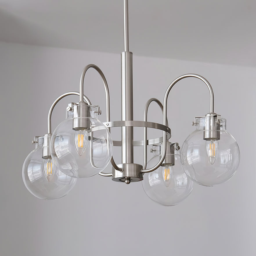 Elegant Hansford Crystal Chandelier - Modern Ceiling Light Fixture for Dining Room, Living Room & Bedroom | Perfect for Home Decor & Wedding Venues