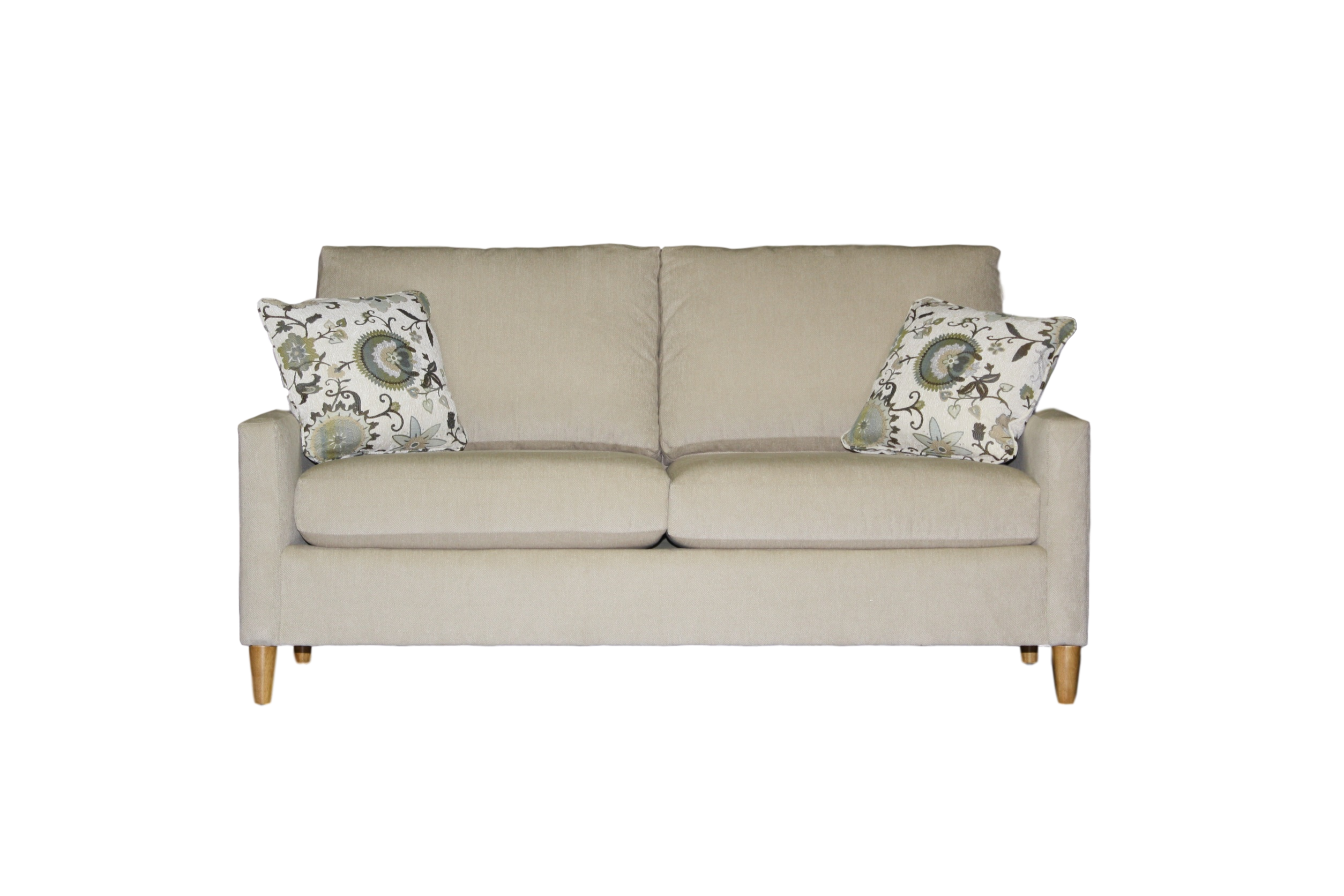 Bowie Condo Sofa - Modern 3-Seater Couch for Small Spaces, Comfortable Fabric Upholstery, Perfect for Apartments & Condos | Living Room, Lounge, Home Office