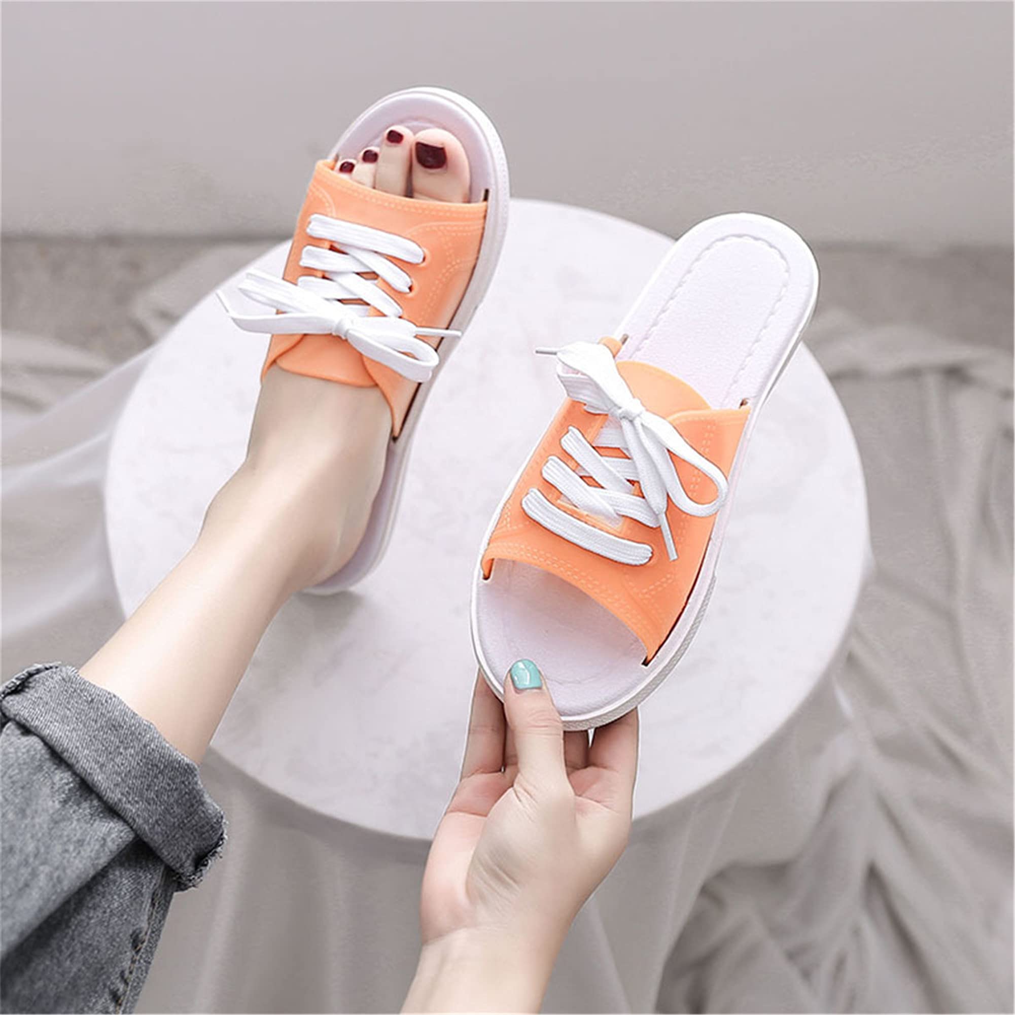 LANFIRE Comfortable Slippers for Women and Men - Soft Bathroom Sandals, Non-Slip Indoor Slides for Home, Spa, and Relaxation - Perfect House Shoes for Cozy Lounging