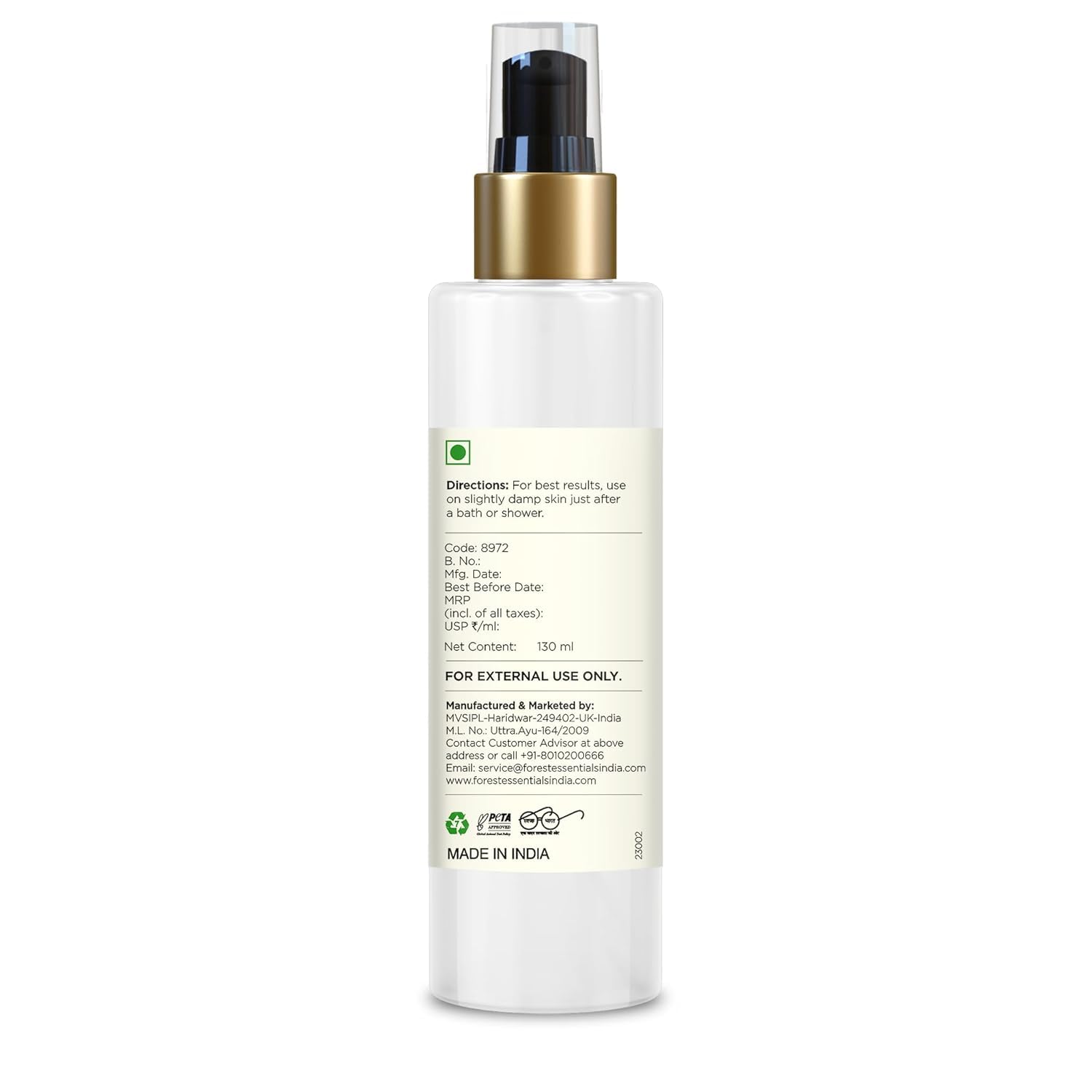 Fo.rest Essentials Ultra-Rich Body Lotion with Mashobra Honey & Vanilla - Deep Moisturizing for Dry Skin, Perfect for Daily Hydration & Relaxing After Shower