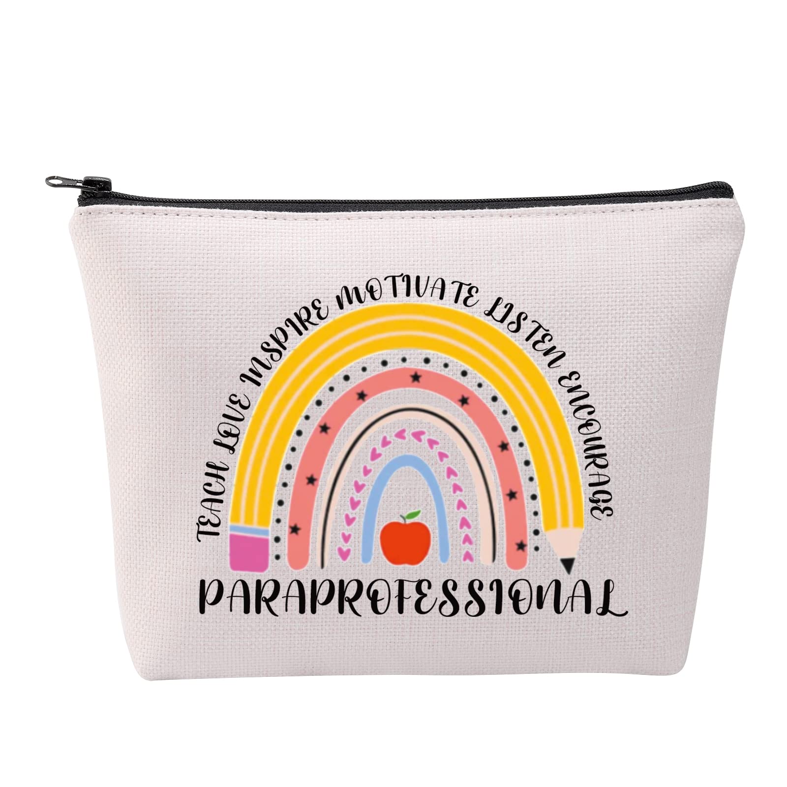FOTAP Paraprofessional Survival Kit - Teacher Appreciation Gift Set with Zipper Pouch & Makeup Bag for Paraeducators & Teacher Aides | Perfect for Classroom Organization, Back to School Supplies & Staff Recognition Gifts