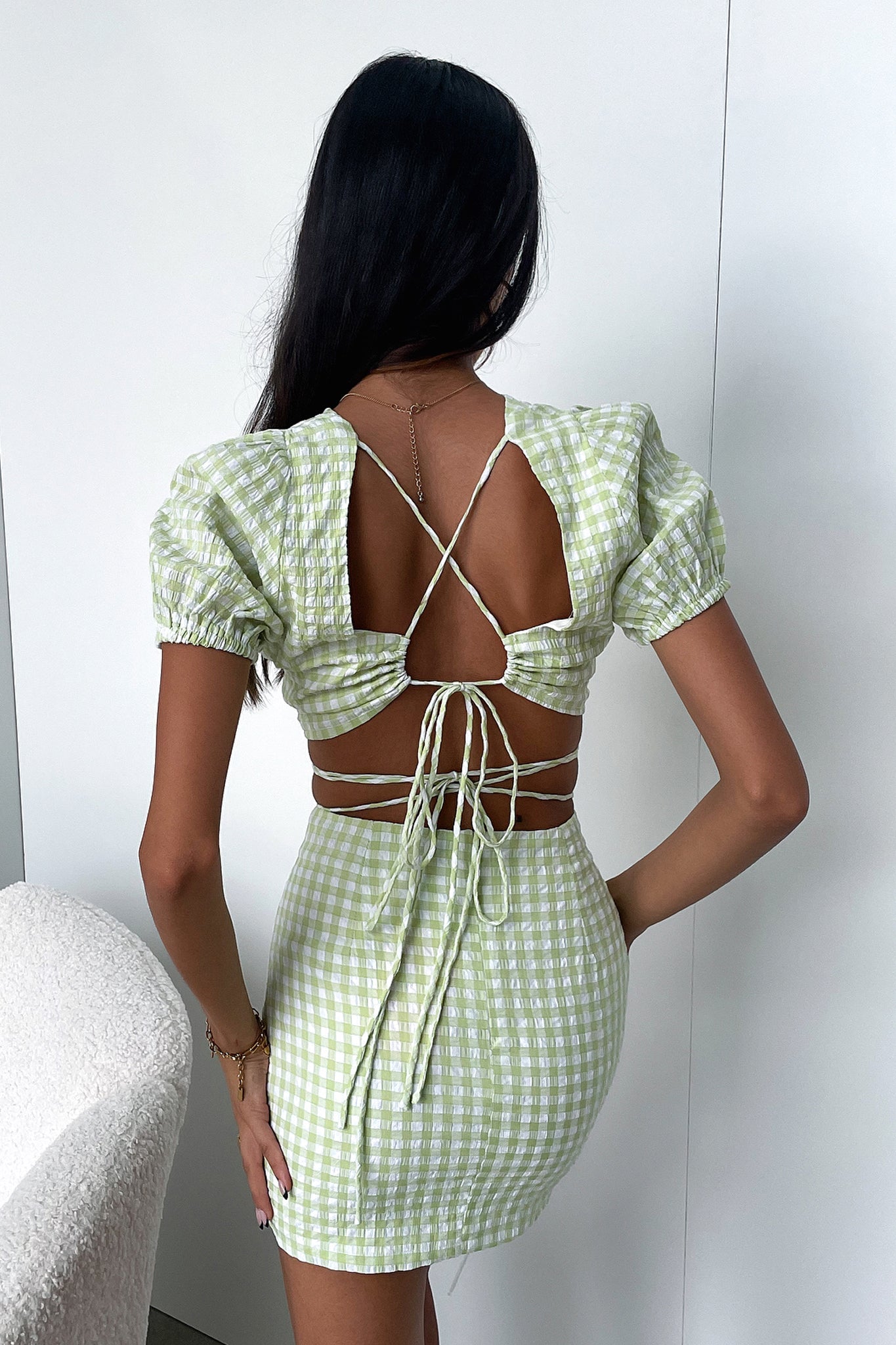 Gabby Crop Top - Stylish Green Women's Fashion for Casual Wear, Summer Outfits, and Street Style