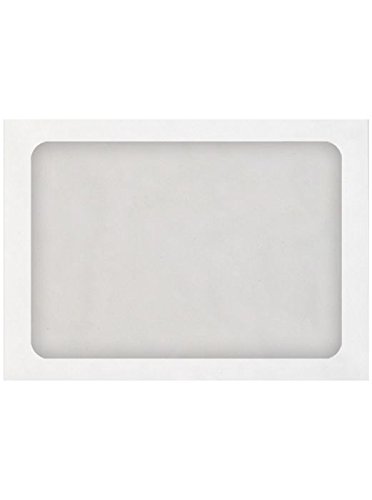 A7 Full Face Window Envelopes 28lb White - Pack of 1000 Business Envelopes for Mailing, Invoices & Documents | Perfect for Office, Mailing Services & Bulk Shipping
