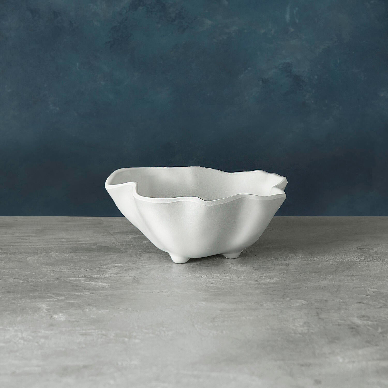 Beatriz Ball VIDA Nube Small Bowl - Elegant Handmade Glass Serving Bowl for Salads, Desserts & Entertaining - Perfect for Dinner Parties, Weddings & Home Decor