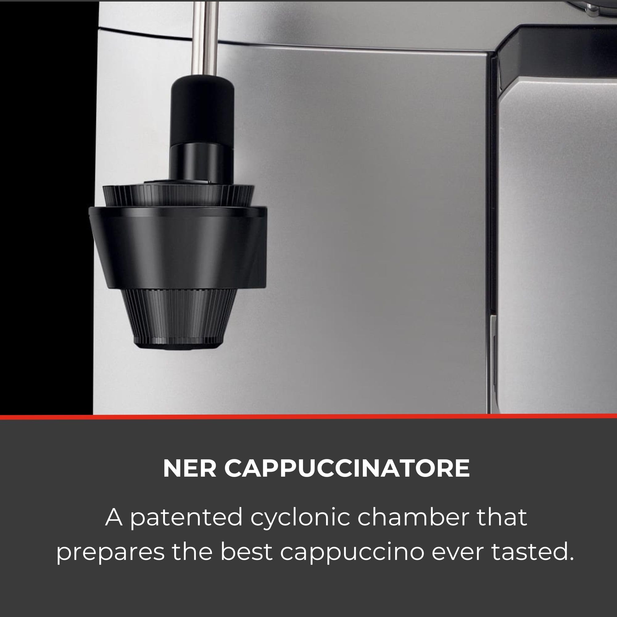 Gaggia HD8749/11 Naviglio Deluxe Automatic Espresso & Cappuccino Machine - 15 Bar Pressure, 1850W, 1.5L Water Tank, 100% Made in Italy - Perfect for Home Baristas & Coffee Lovers (Silver)