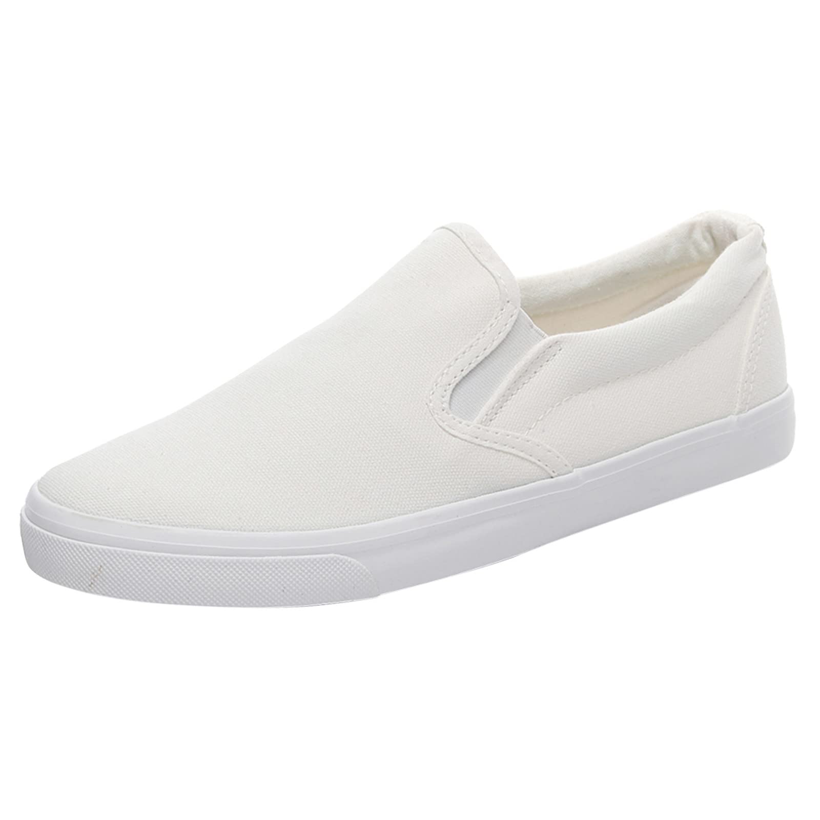 Men's Slip-On Casual Flats - Breathable Comfort Work Shoes for Business & Office - Lightweight & Durable for All-Day Wear