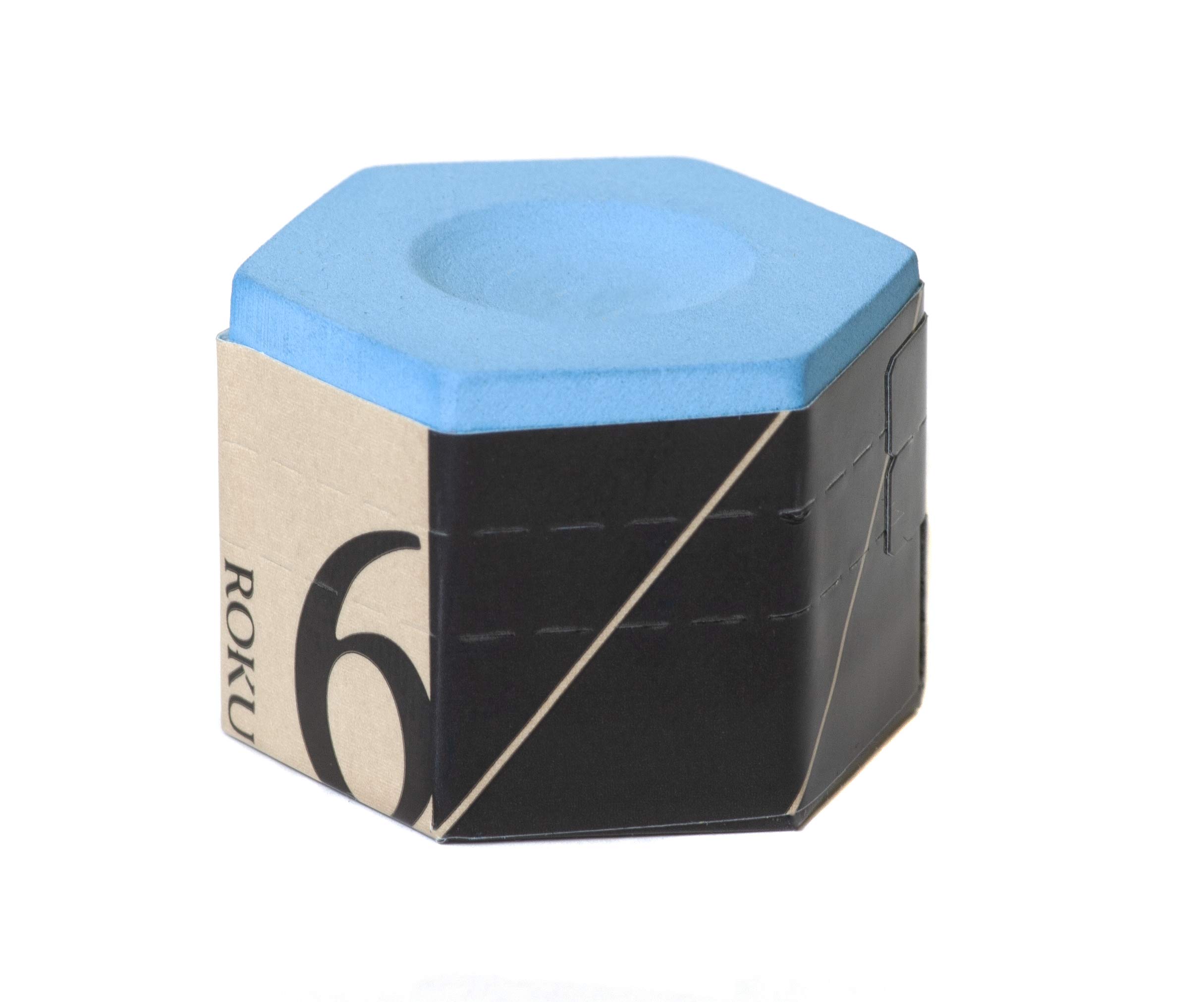 Premium Kamui Roku Pool Cue Chalk - Blue (1.5g) | Professional Billiard Accessory for Enhanced Grip & Precision | Perfect for Pool Halls, Tournaments & Home Game Rooms