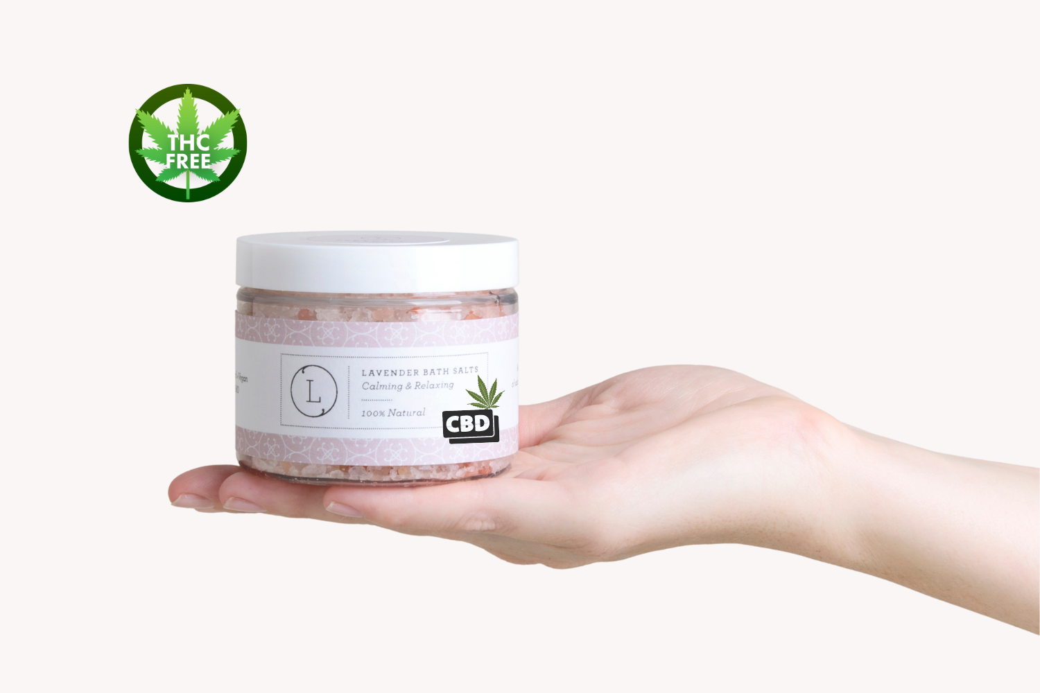 Premium CBD Lavender Bath Salt Soak - Infused with Dead Sea, Epsom & Himalayan Salts for Relaxation & Muscle Relief | Perfect for Stress Relief, Spa Nights & Self-Care Routines