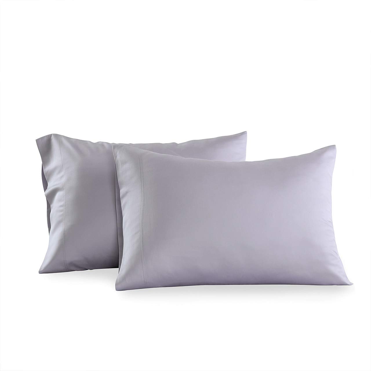 Premium Cooling Pillowcase Set - 100% Tencel Lyocell from Eucalyptus, 600 Thread Count, King Size (2-Pack) - Ultra Soft & Breathable for Hot Sleepers - Perfect for Summer Nights & Temperature Regulation