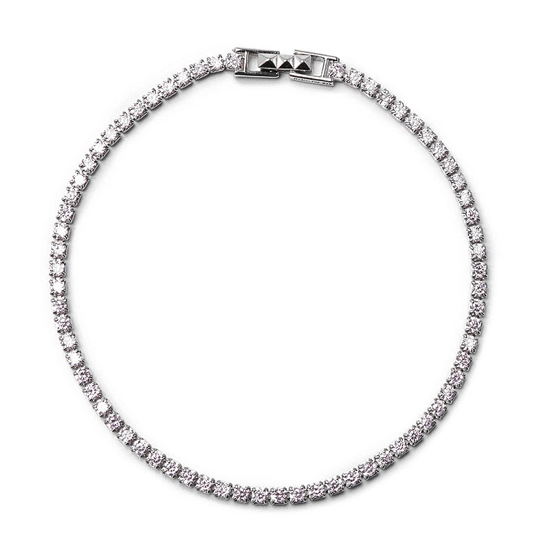 Elegant Tomo Tennis Bracelet for Women - 14K Gold Plated Cubic Zirconia Tennis Bracelet - Perfect for Weddings, Parties & Everyday Wear