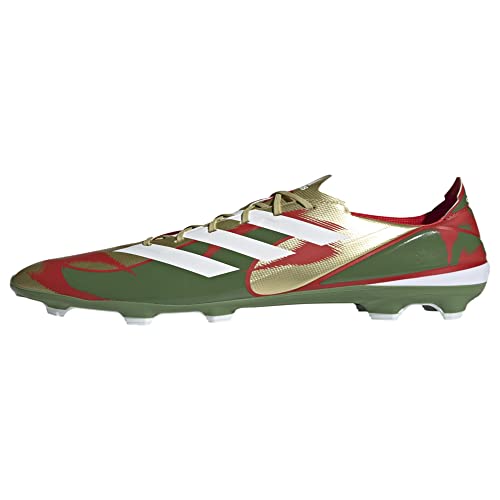 Gold Metallic/White/Tribe Green