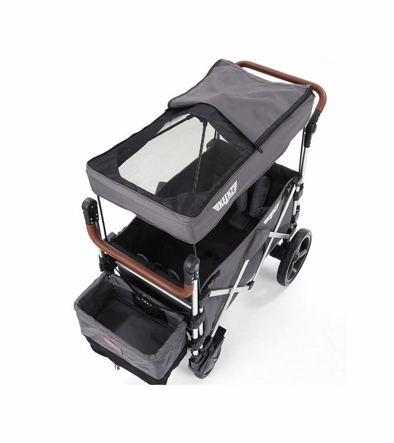 Keenz 7S 2.0 2 Passenger Stroller Wagon - Lightweight Foldable All-Terrain Wagon for Kids - Perfect for Beach, Park, and Outdoor Adventures