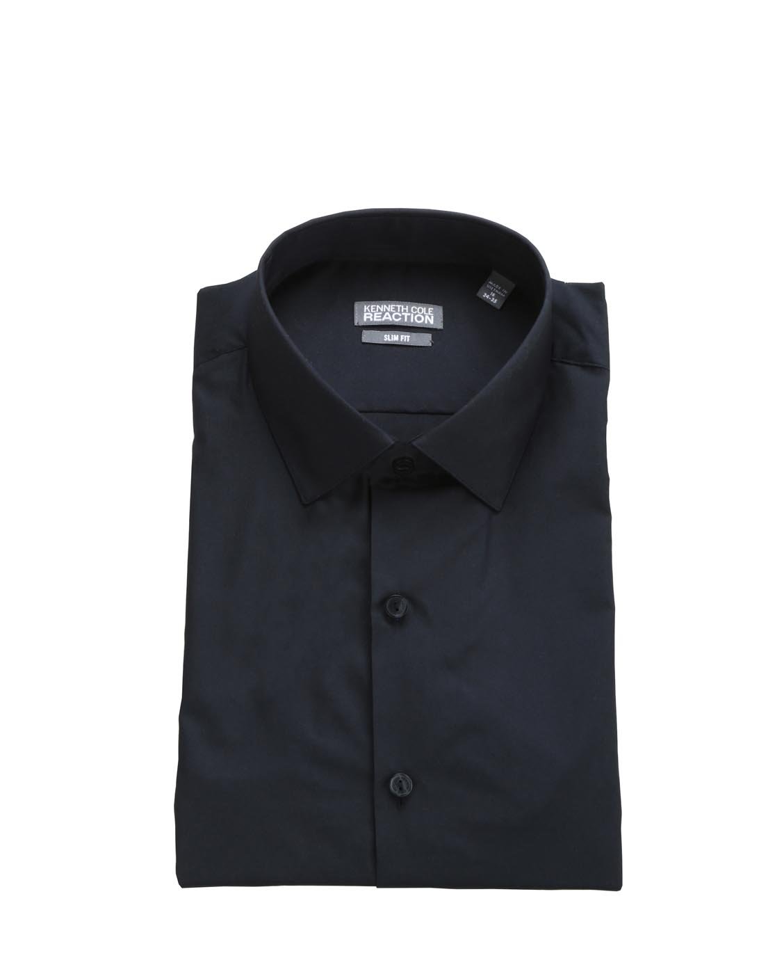 Kenneth Cole REACTION Men's Slim-Fit Chambray Dress Shirt for Work & Formal Occasions | Business Casual Office Wear & Wedding Attire