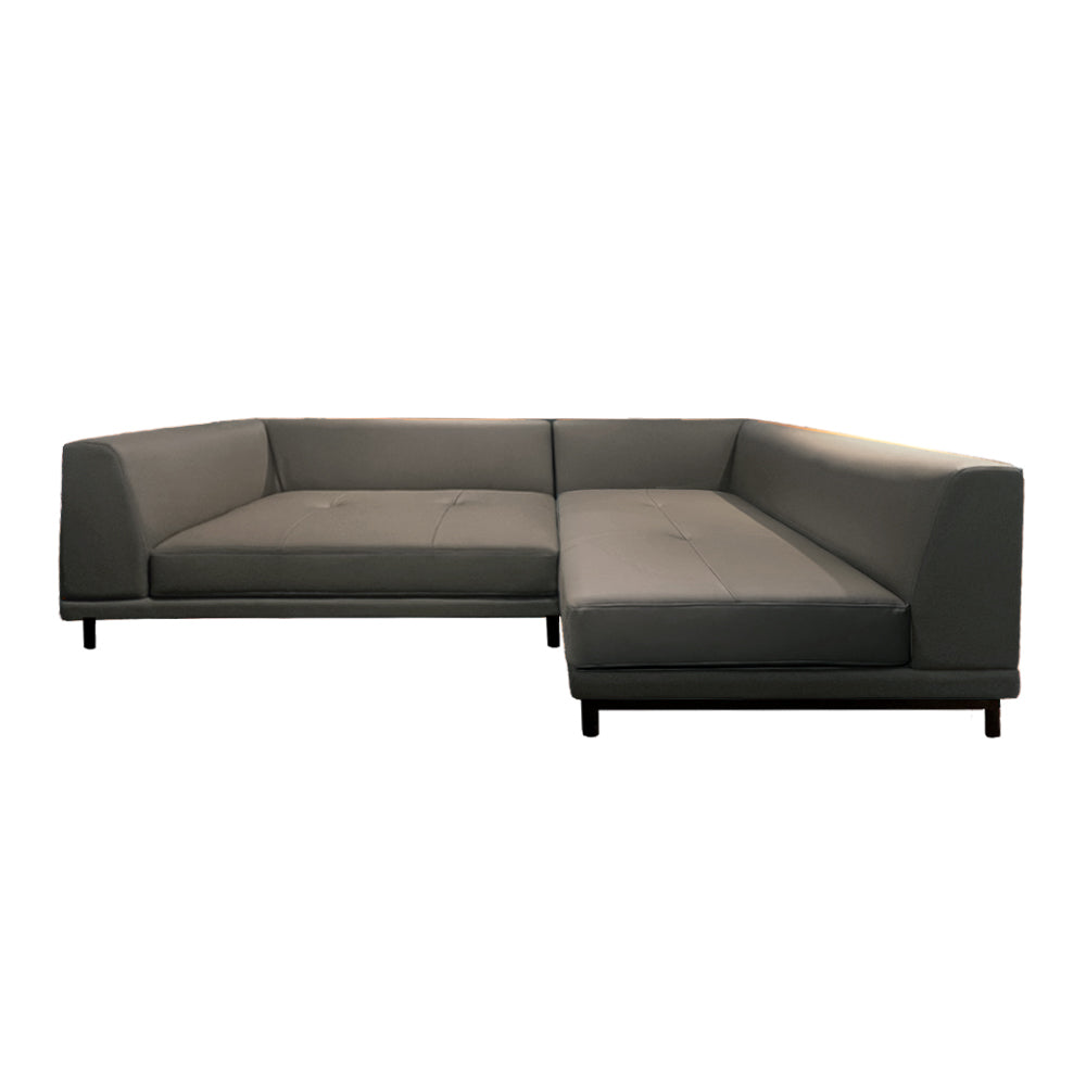 Stylish Hemlock Right Chaise Sofa - Modern Sectional Couch for Living Room, Lounge & Home Theater - Comfortable Fabric Upholstered Furniture for Relaxing & Entertaining