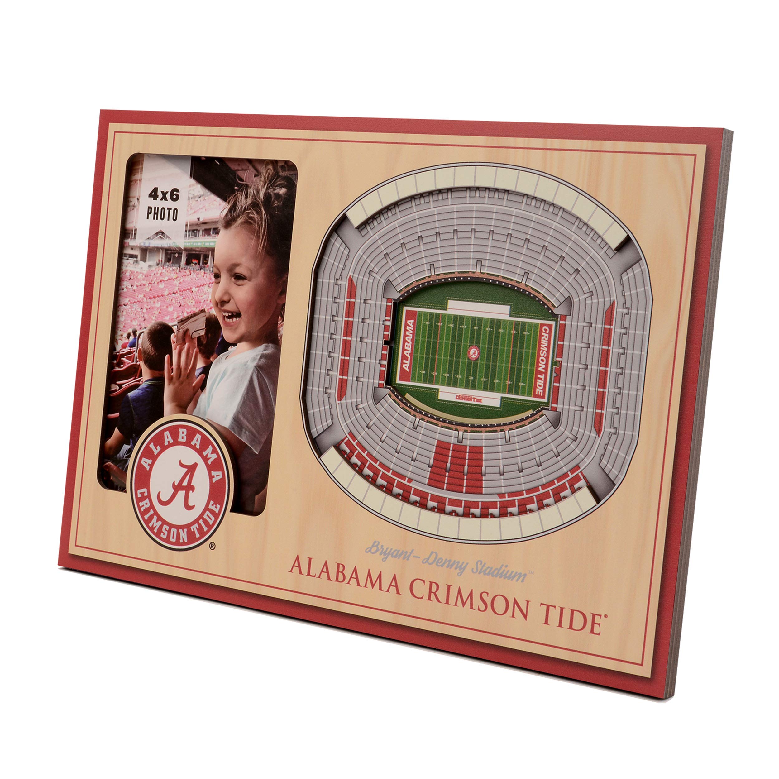 NCAA Unisex 3D StadiumView Picture Frame - Perfect for Sports Memorabilia, Fan Gifts & Home Decor
