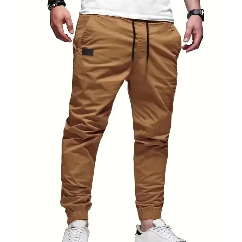 Men's Cargo Pants - Loose Fit Straight Leg Joggers, Large Size Casual Sweatpants with Multiple Pockets | Outdoor Hiking, Workwear & Streetwear Fashion
