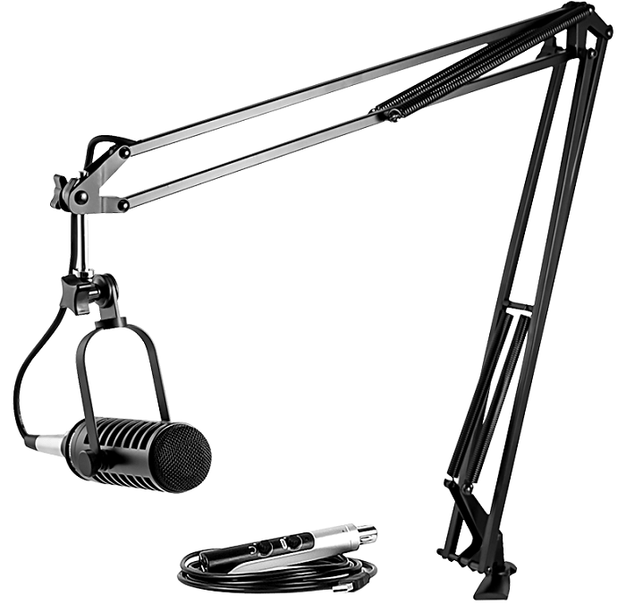 Marshall Electronics Podcast Starter Kit with Microphone, Headphones & Free Pop Filter - Perfect for Home Studio, Streaming & Recording