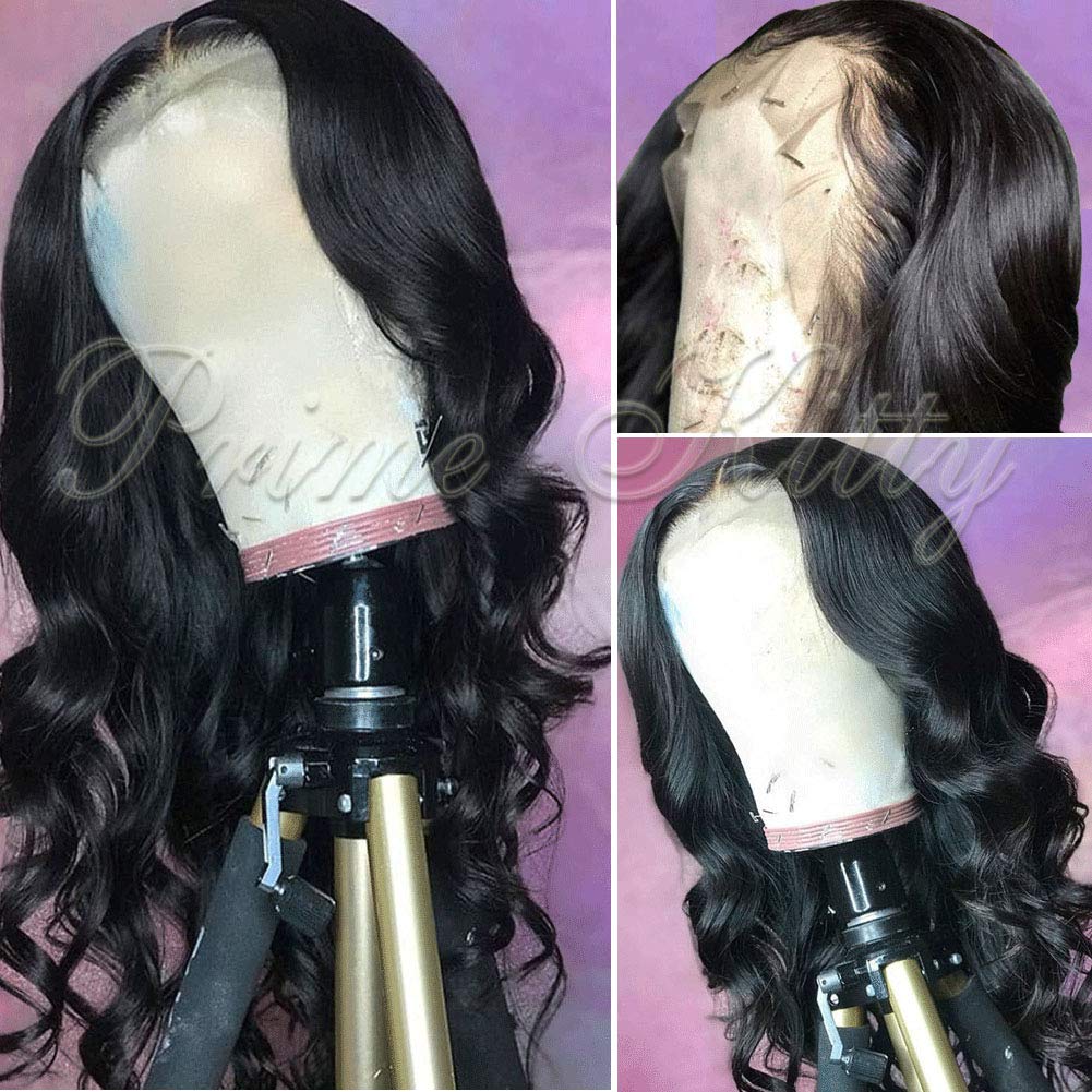 **150% Density 360 Lace Front Wig – Brazilian Virgin Human Hair with Baby Hair, Pre-Plucked, Body Wave 14