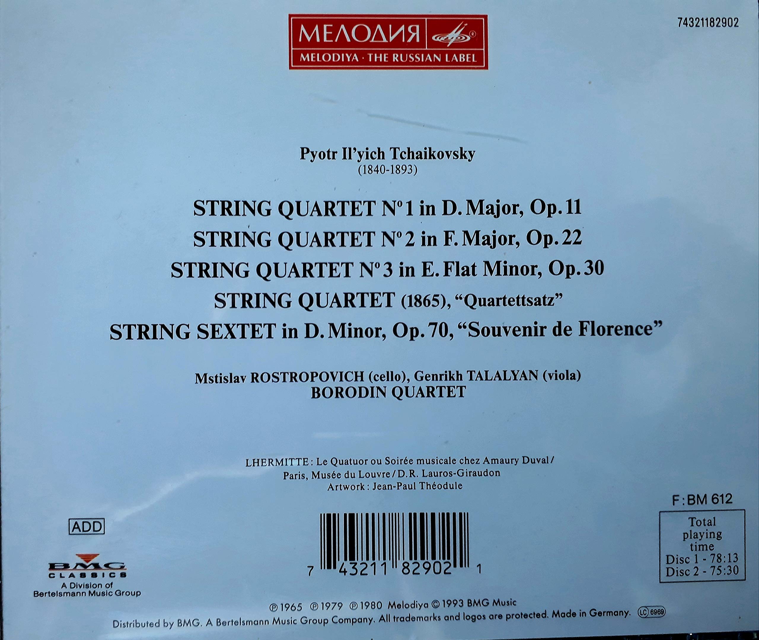 Tchaikovsky String Quartets Nos. 1-3 | Complete Collection | Classical Music for Relaxation, Study & Dinner Parties