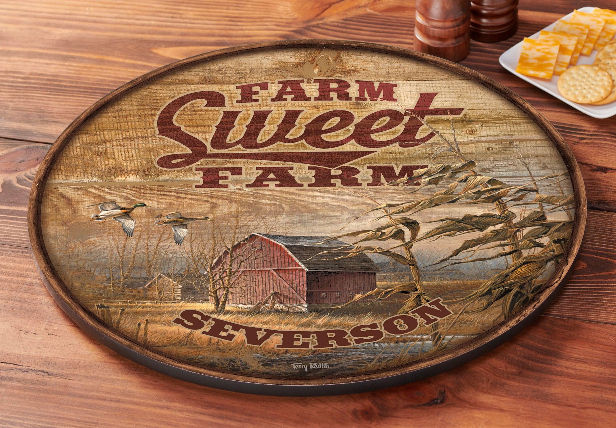 Farm Sweet Farm - Rustic Farmhouse Decor for Home & Garden | Perfect for Country Living, Farmhouse Style, and Cozy Home Decor