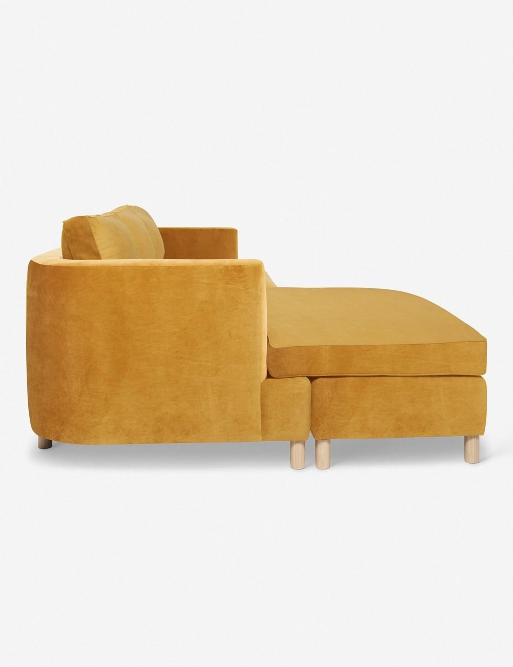 Belton Sectional Sofa by Ginny Macdonald - Modern L-Shaped Couch with Reversible Chaise for Living Room, Family Room & Home Theater