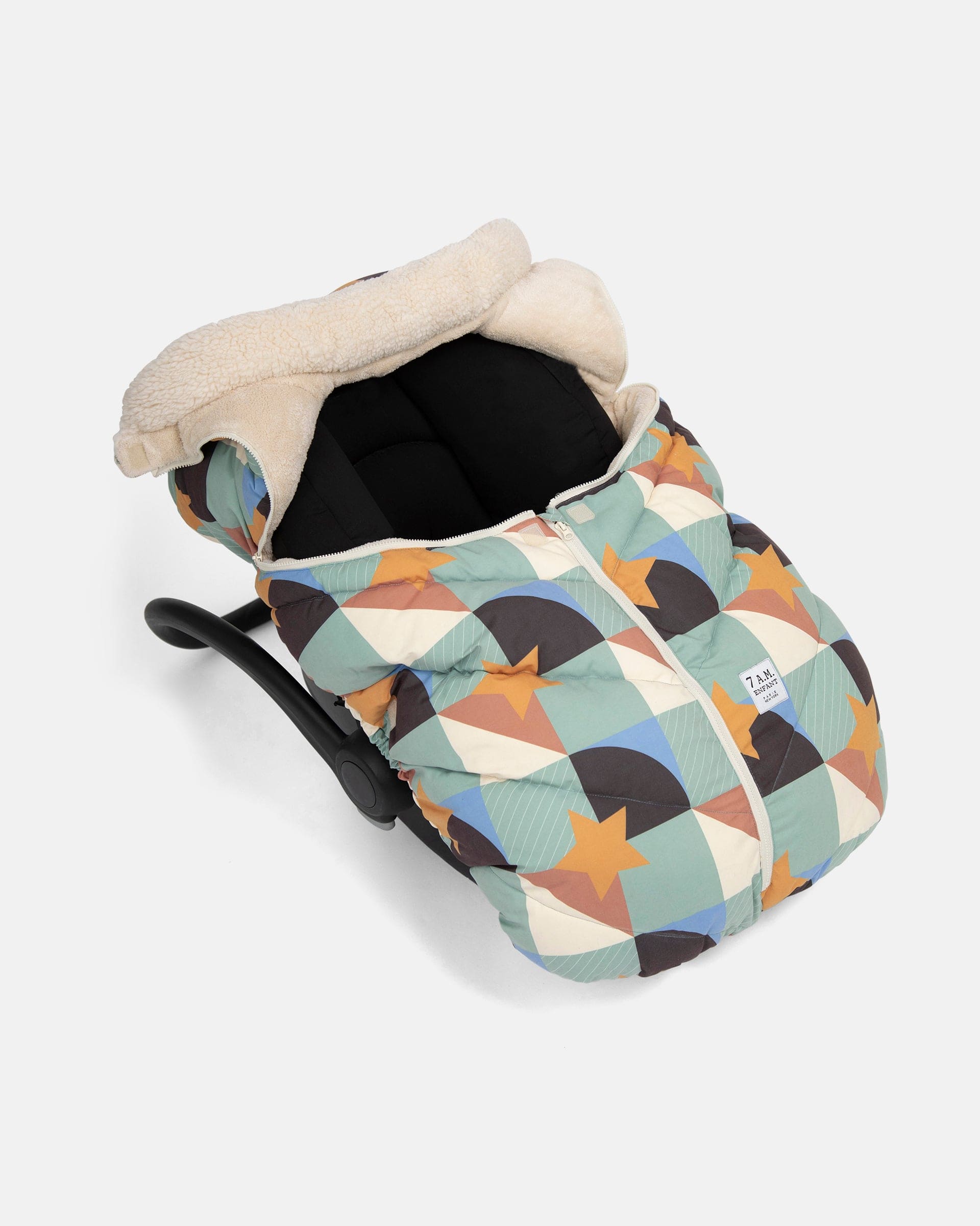 7AM Enfant Baby Car Seat Cocoon for Infants 0-12 Months - Soft & Warm Winter Car Seat Cover for Safe & Cozy Travel