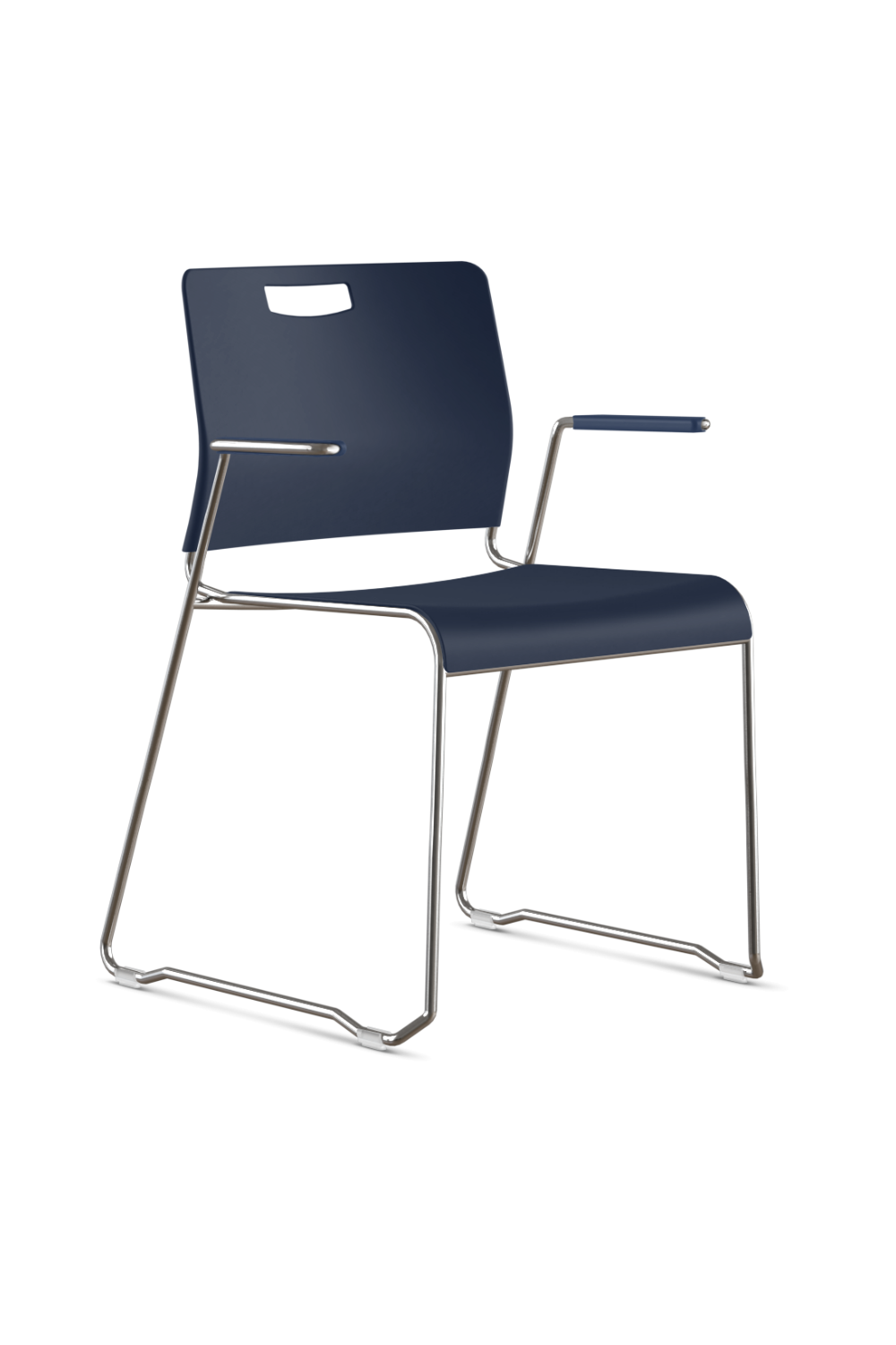 9 to 5 KELLEY 1060 Stackable Dining Chair - Office Breakroom & Conference Room Stacking Chairs - Comfortable & Space-Saving for Meetings, Cafeterias & Home Offices