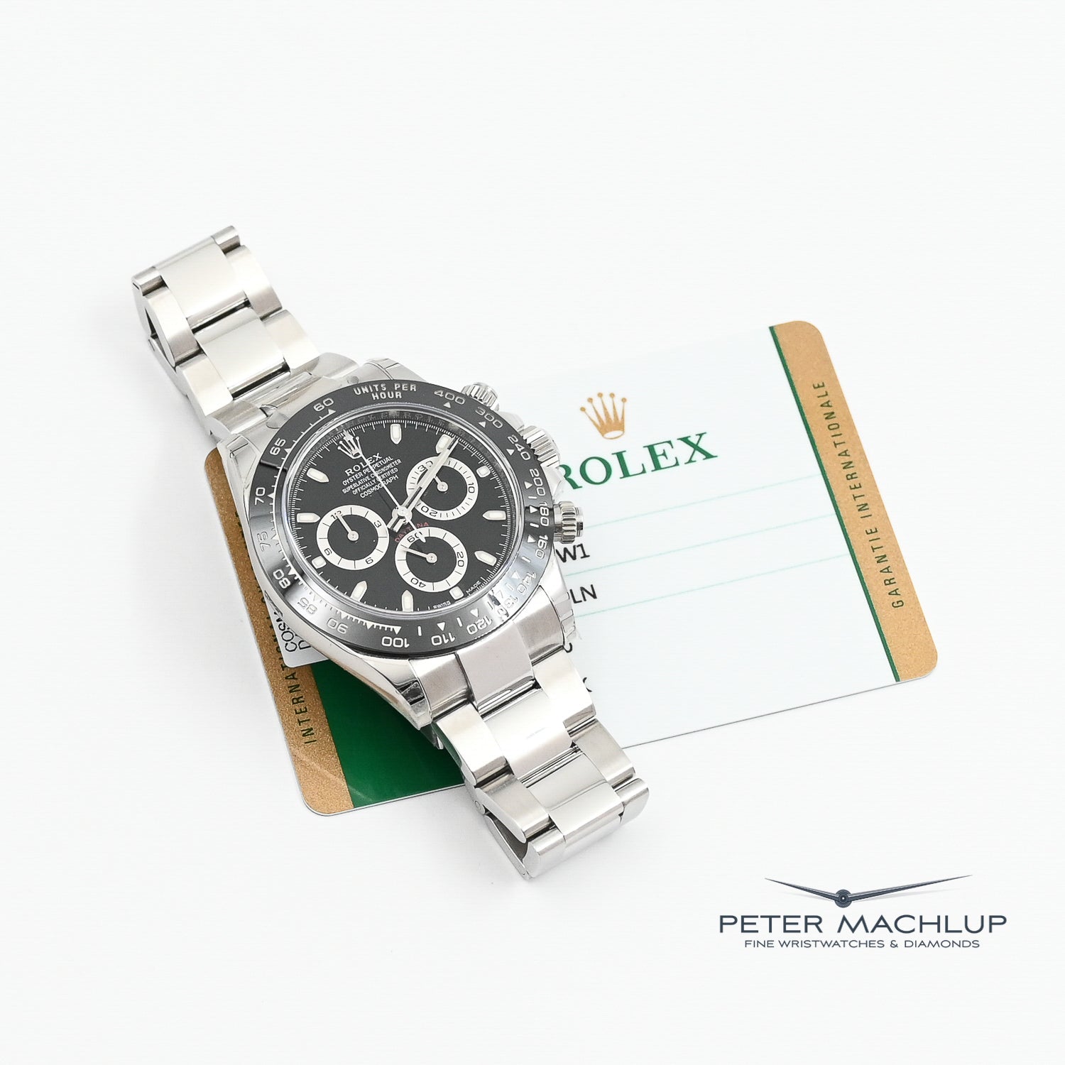 Authentic Rolex Cosmograph Daytona 2018 Men's Luxury Watch - Stainless Steel, Black Dial, Chronograph - Perfect for Business, Gifting & Special Occasions