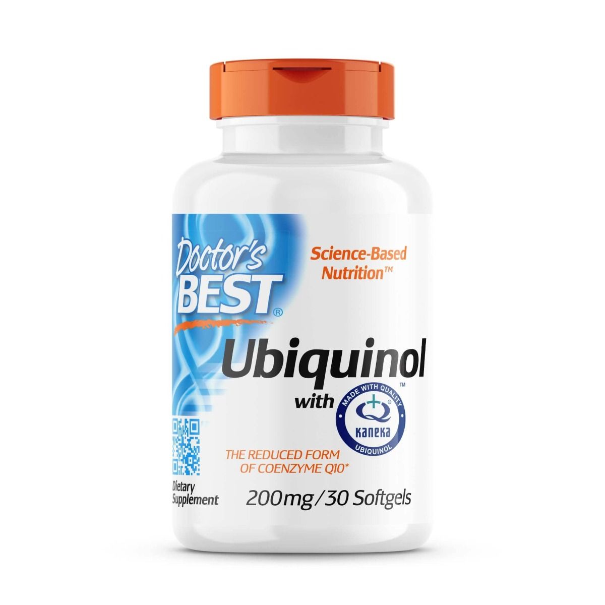 Doctor's Best Ubiquinol 200mg with Kaneka Q10 - 30 Softgels for Heart Health & Energy Support - Perfect for Active Adults & Cardiovascular Wellness
