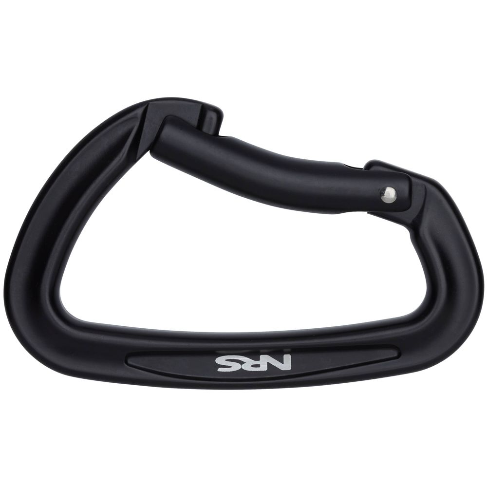 NRS Sliq Bent Gate Carabiner - Heavy Duty Climbing Carabiner for Kayaking, Rafting & Outdoor Adventures - Durable Aluminum Alloy Locking Carabiner for Safety & Gear Attachment