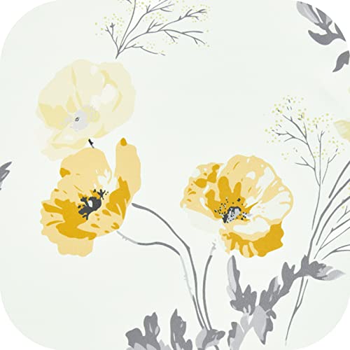 Floral Yellow Grey