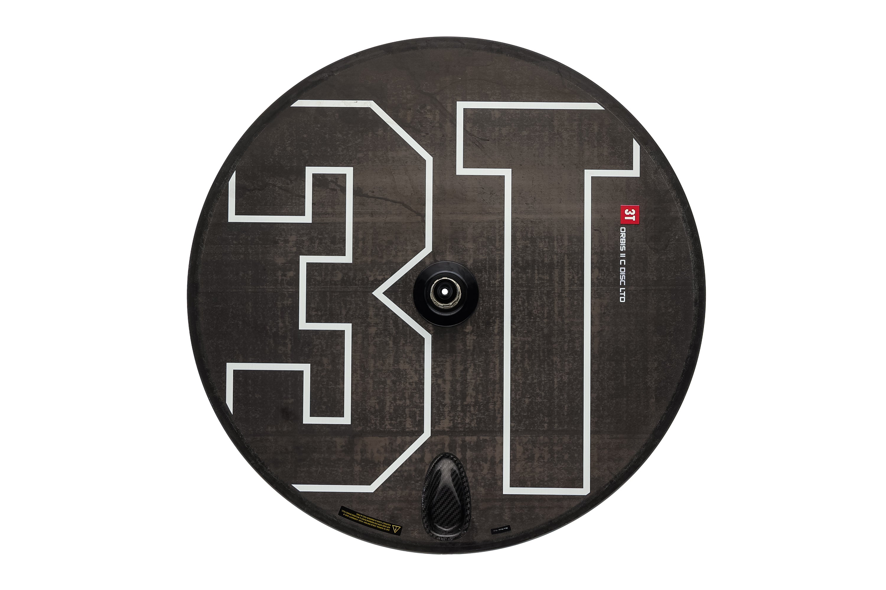3T Orbis II C Disc LTD Carbon Clincher 700c Rear Wheel - Lightweight & Durable Road Bike Wheel for Racing & Performance Cycling