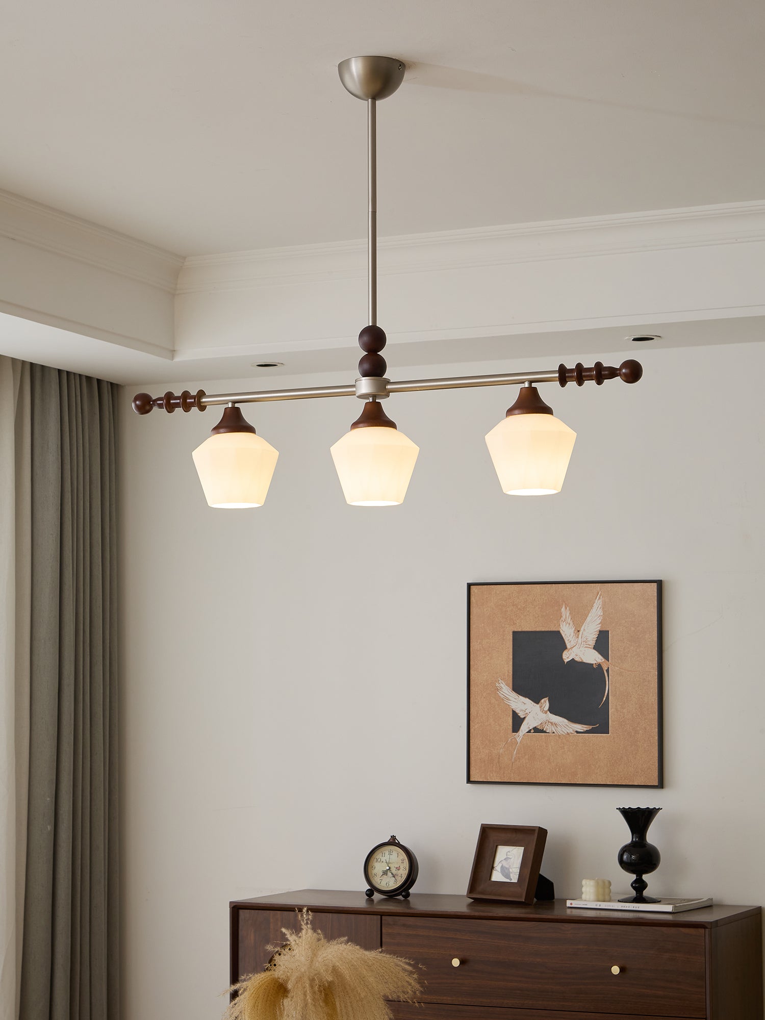 Clarabelle Crystal Chandelier - Elegant Modern Ceiling Light Fixture for Dining Room, Bedroom & Living Room Decor