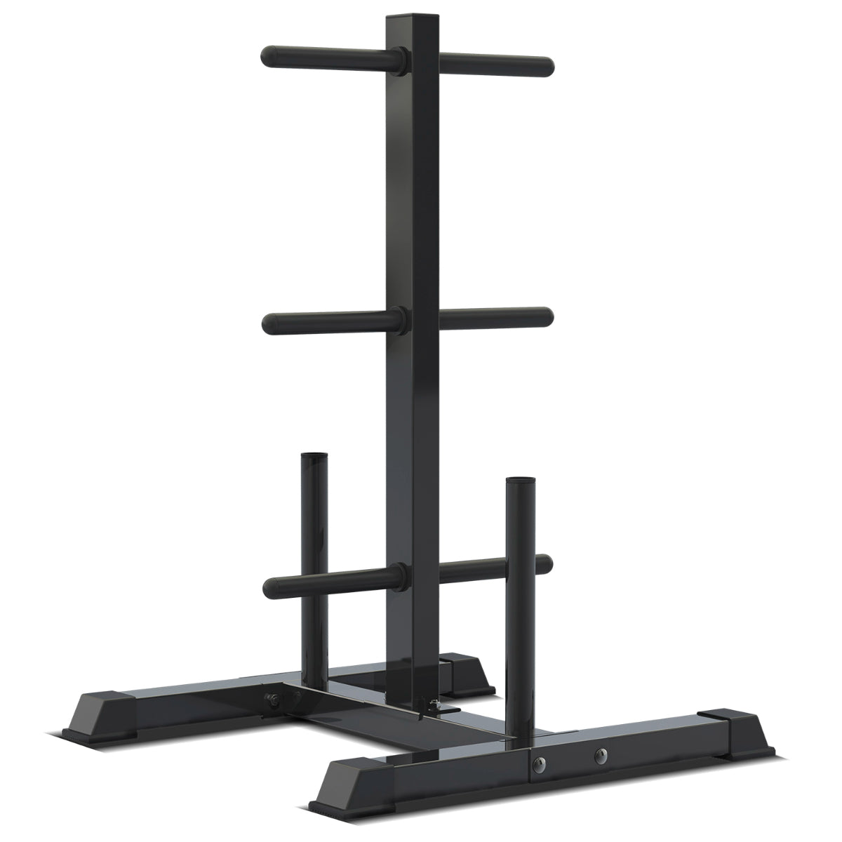 CORTEX 90kg Tri Grip 25mm Standard Barbell Weight Set with Weight Tree - Home Gym Strength Training Equipment for Weightlifting & CrossFit Workouts