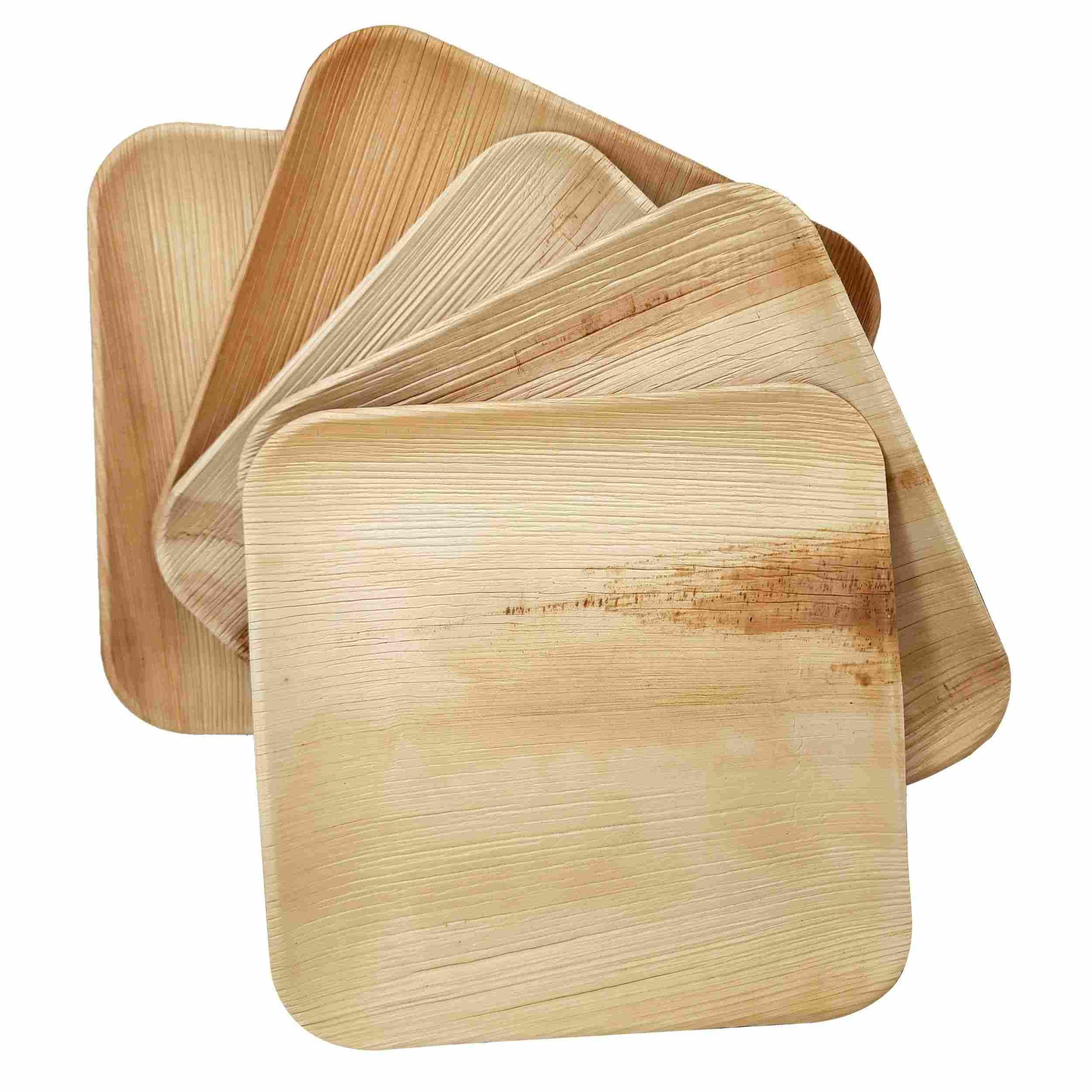 Eco-Friendly Palm Leaf Plate Set - 50 Guest Pack (150 Pcs) | 10 Inch Biodegradable Dinner Plates, 7 Inch Dessert Plates, 5 Inch Disposable Bowls for Soup/Salad | Perfect for Parties, Picnics, Weddings & Eco-Conscious Events